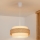 Brilagi - Κρεμαστό φωτιστικό με καλώδιο SPACE 1xE27/60W/230V διάμ. 40 εκ. μπεζ/κρεμ
