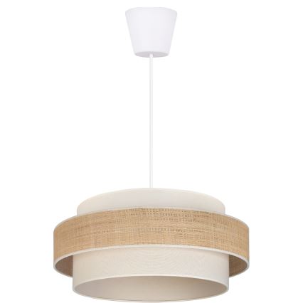 Brilagi - Κρεμαστό φωτιστικό με καλώδιο SPACE 1xE27/60W/230V διάμ. 40 εκ. μπεζ/κρεμ