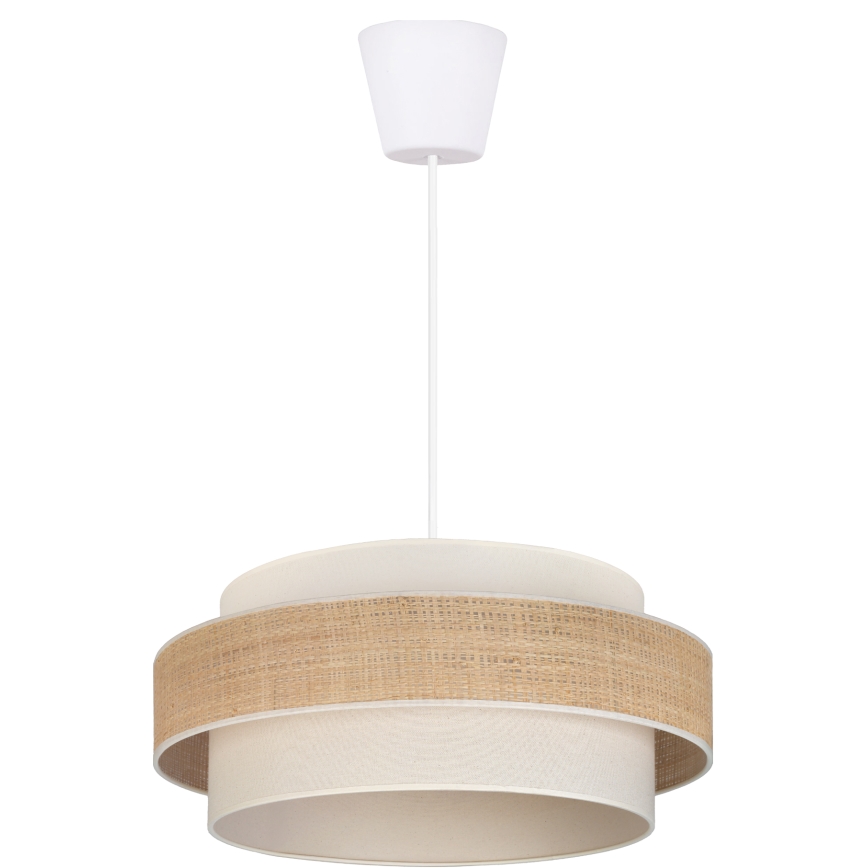 Brilagi - Κρεμαστό φωτιστικό με καλώδιο SPACE 1xE27/60W/230V διάμ. 40 εκ. μπεζ/κρεμ
