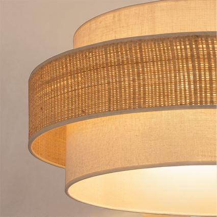 Brilagi - Κρεμαστό φωτιστικό με καλώδιο SPACE 1xE27/60W/230V διάμ. 40 εκ. μπεζ/κρεμ