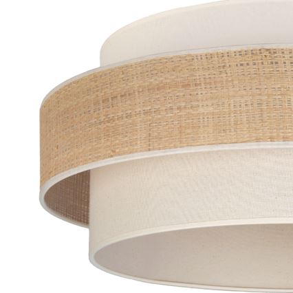 Brilagi - Κρεμαστό φωτιστικό με καλώδιο SPACE 1xE27/60W/230V διάμ. 40 εκ. μπεζ/κρεμ