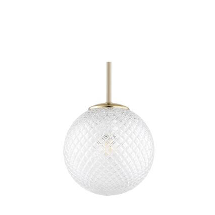 Brilagi - Κρεμαστό φωτιστικό με καλώδιο STELLA, 1xE27/60W/230V, διάμ. 18 cm, μπεζ/χρυσό