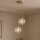 Brilagi - Κρεμαστό φωτιστικό με καλώδιο STELLA 2xE27/60W/230V μπεζ/χρυσό