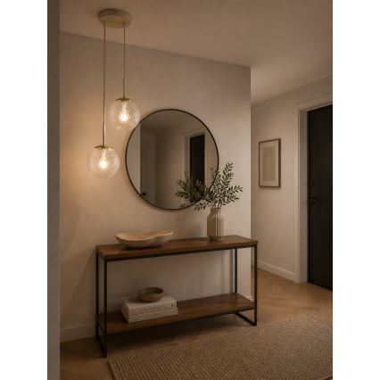 Brilagi - Κρεμαστό φωτιστικό με καλώδιο STELLA 2xE27/60W/230V μπεζ/χρυσό