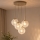 Brilagi - Κρεμαστό φωτιστικό με καλώδιο STELLA 4xE27/60W/230V μπεζ/χρυσό
