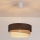 Brilagi - Κρεμαστό φωτιστικό με καλώδιο TRIO 1xE27/60W/230V Ø 40 εκ. καφέ/μπεζ/λευκό