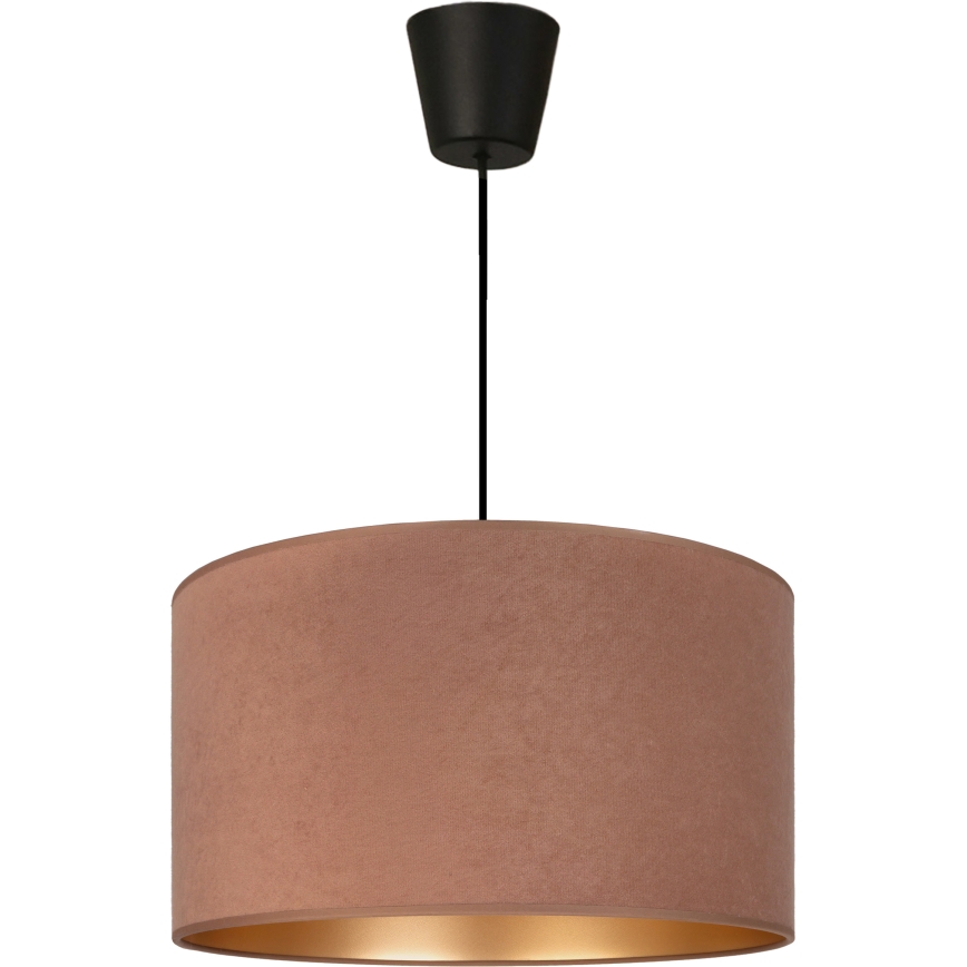 Brilagi - Κρεμαστό φωτιστικό με καλώδιο VELVET 1xE27/60W/230V pr. 40 cm μπεζ/χρυσό