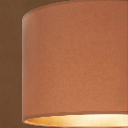 Brilagi - Κρεμαστό φωτιστικό με καλώδιο VELVET 1xE27/60W/230V pr. 40 cm μπεζ/χρυσό