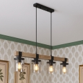 BRILAGI - Κρεμαστό φωτιστικό με καλώδιο VISTA 4xE27/60W/230V σε απόχρωση δρυός