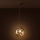 Brilagi - Κρεμαστό φωτιστικό με καλώδιο VULCANO 1xE27/15W/230V μπρονζέ/καπνιστό μπεζ