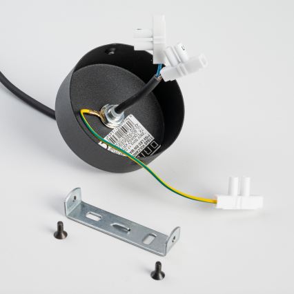 BRILAGI - Κρεμαστό φωτιστικό με καλώδιο VULCANO 1xG9/8W/230V διάμ. 15 εκ. μαύρο/καπνιστό μαύρο