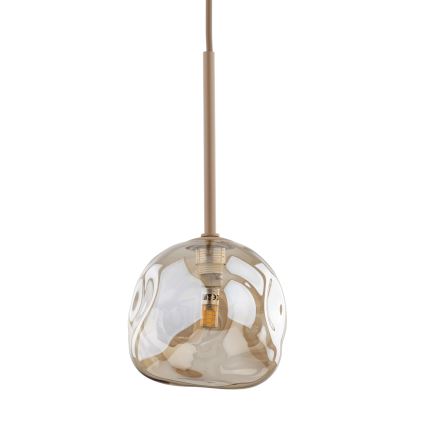 Brilagi - Κρεμαστό φωτιστικό με καλώδιο VULCANO 1xG9/8W/230V μπεζ/καπνιστό μπεζ