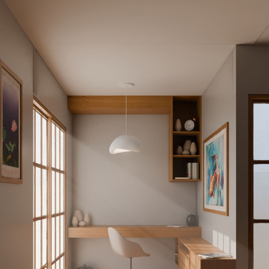 Brilagi - Κρεμαστό φωτιστικό με καλώδιο WABI SABI 1xE27/40W/230V λευκό