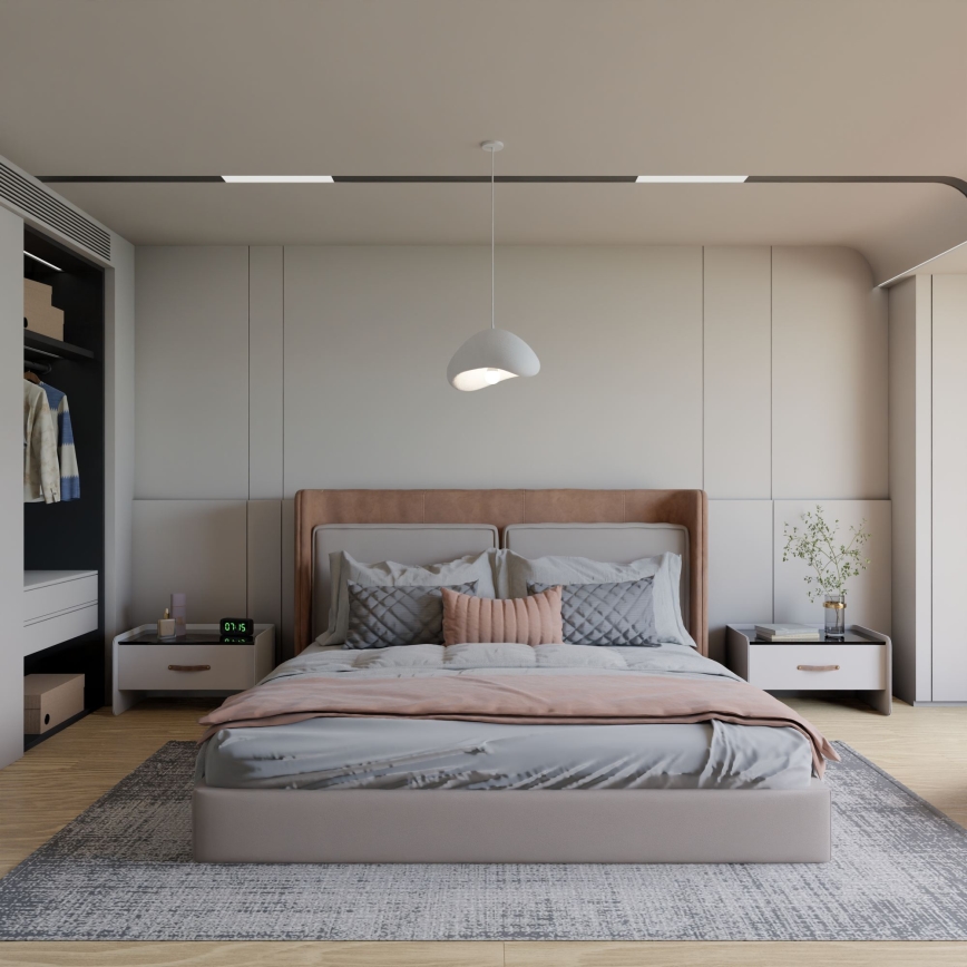 Brilagi - Κρεμαστό φωτιστικό με καλώδιο WABI SABI 1xE27/40W/230V λευκό