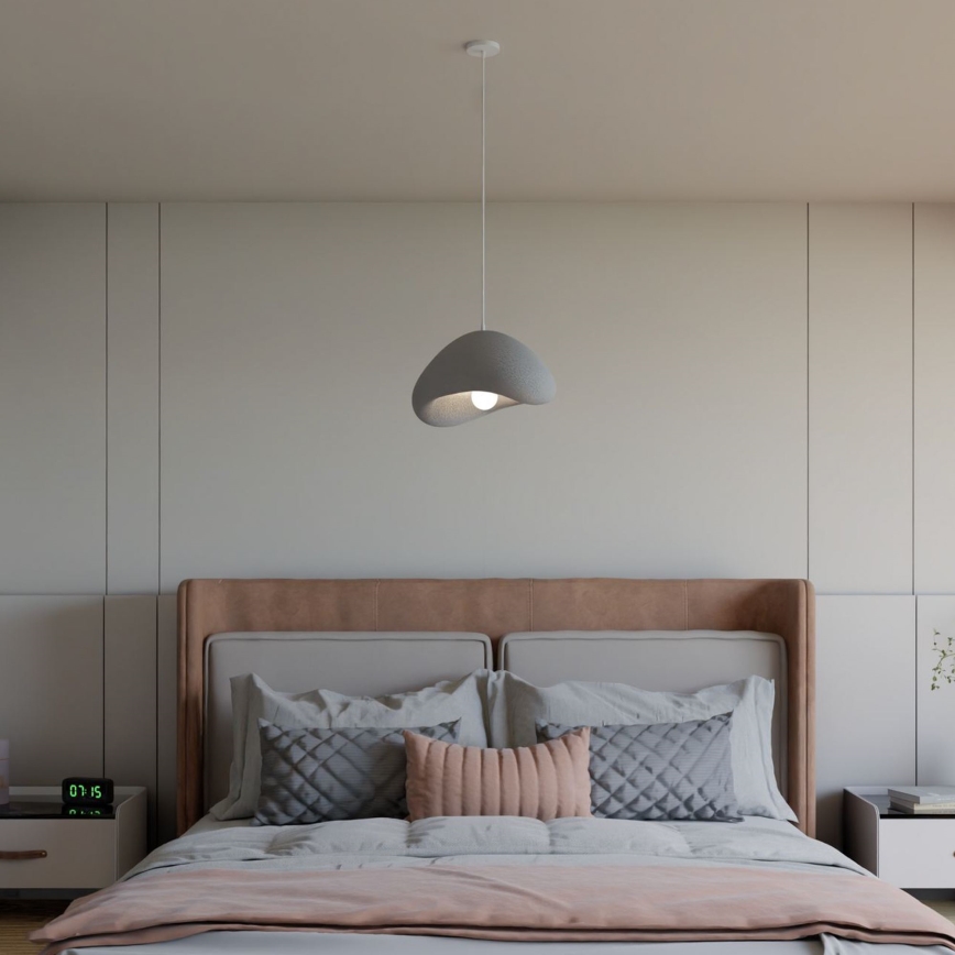 Brilagi - Κρεμαστό φωτιστικό με καλώδιο WABI SABI 1xE27/40W/230V γκρι