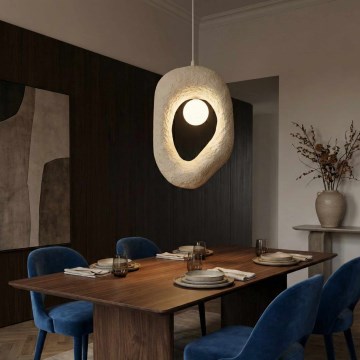 Brilagi - Κρεμαστό φωτιστικό με καλώδιο WABI SABI 1xE27/40W/230V εκρού