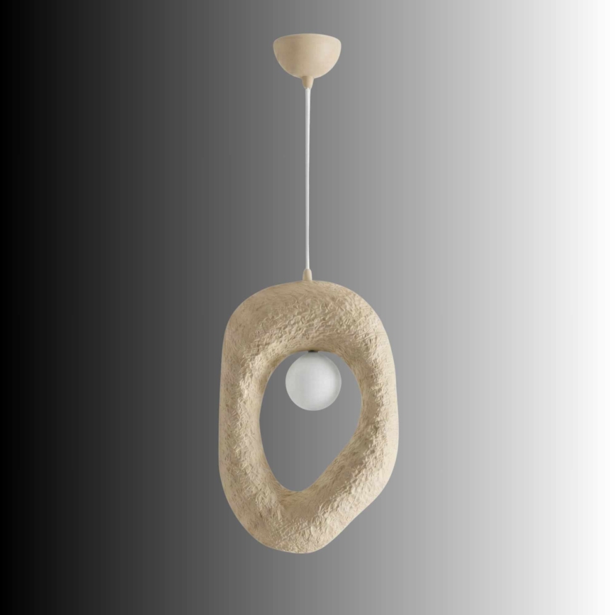 Brilagi - Κρεμαστό φωτιστικό με καλώδιο WABI SABI 1xE27/40W/230V εκρού