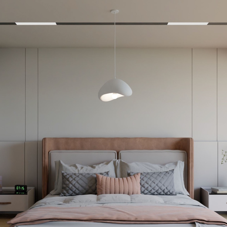 Brilagi - Κρεμαστό φωτιστικό με καλώδιο WABI SABI 1xE27/40W/230V Ø 33 cm λευκό