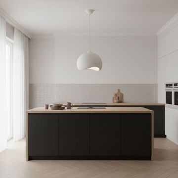 Brilagi - Κρεμαστό φωτιστικό με καλώδιο WABI SABI, 1xE27/40W/230V, Ø 34 cm, λευκό