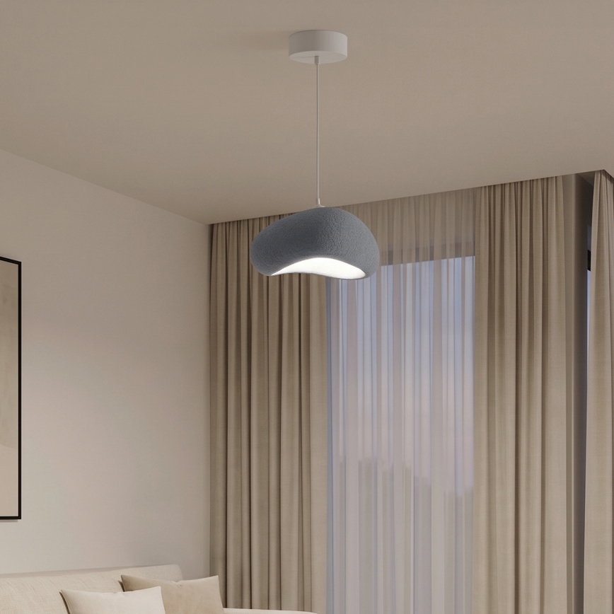 Brilagi - Κρεμαστό φωτιστικό με καλώδιο WABI SABI 1xE27/40W/230V Ø 35 εκ. γκρι