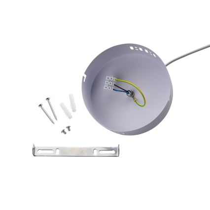 Brilagi - Κρεμαστό φωτιστικό με καλώδιο WABI SABI 1xE27/40W/230V Ø 35 εκ. γκρι