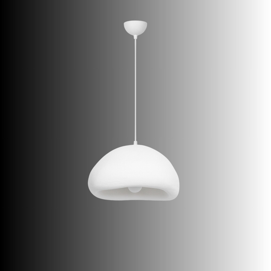 Brilagi - Κρεμαστό φωτιστικό με καλώδιο WABI SABI 1xE27/40W/230V Ø 42 cm λευκό
