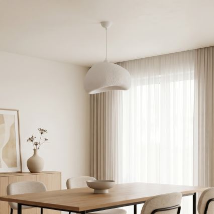 Brilagi - Κρεμαστό φωτιστικό με καλώδιο WABI SABI 1xE27/40W/230V Ø 42 cm λευκό