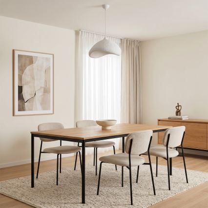 Brilagi - Κρεμαστό φωτιστικό με καλώδιο WABI SABI 1xE27/40W/230V Ø 52 εκ. λευκό