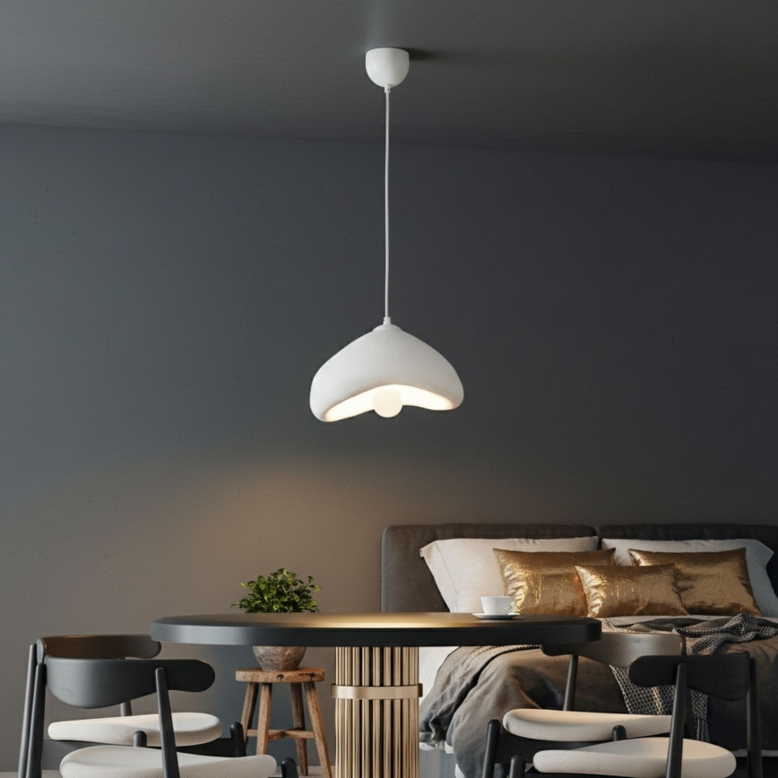 Brilagi - Κρεμαστό φωτιστικό με καλώδιο WABI SABI 1xE27/40W/230V, διάμ. 30 εκ., λευκό