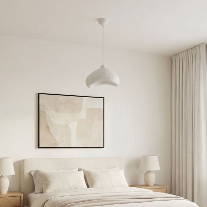Brilagi - Κρεμαστό φωτιστικό με καλώδιο WABI SABI 1xE27/40W/230V, διάμ. 30 εκ., λευκό