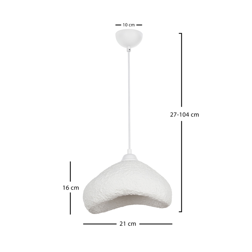 Brilagi - Κρεμαστό φωτιστικό με καλώδιο WABI SABI 1xE27/40W/230V, διάμ. 30 εκ., λευκό