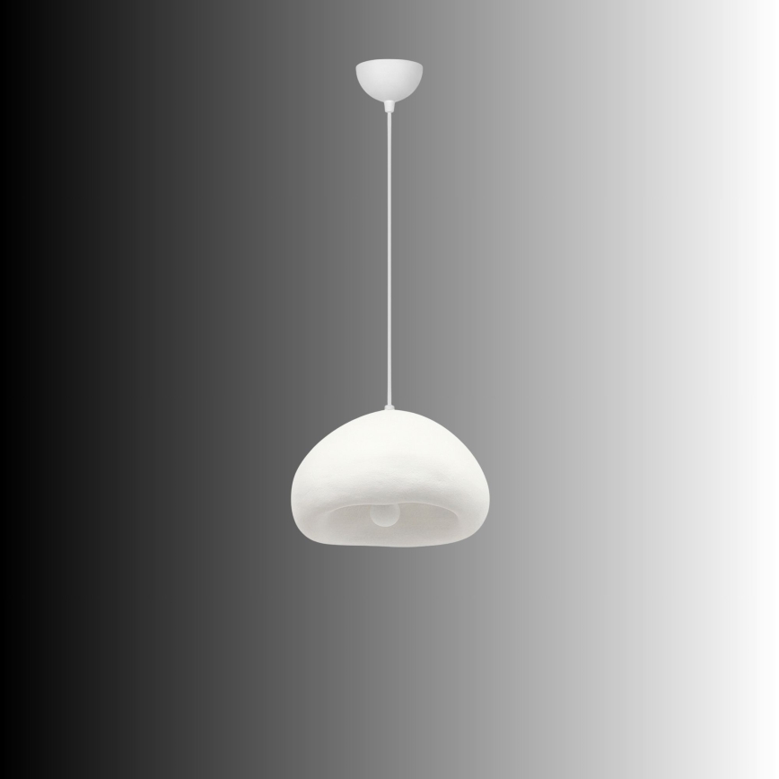 Brilagi - Κρεμαστό φωτιστικό με καλώδιο WABI SABI 1xE27/40W/230V διάμ. 32 cm λευκό