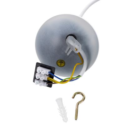 Brilagi - Κρεμαστό φωτιστικό με καλώδιο WABI SABI 1xE27/40W/230V διάμ. 50 cm λευκό