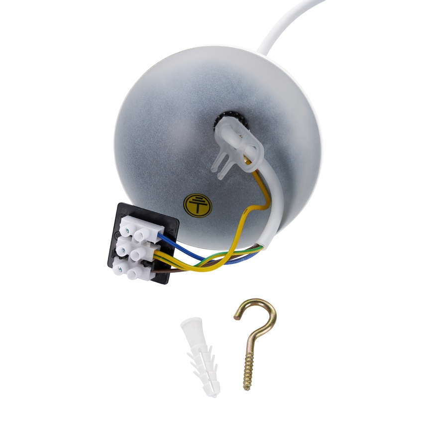 Brilagi - Κρεμαστό φωτιστικό με καλώδιο WABI SABI 1xE27/40W/230V διάμ. 50 cm λευκό