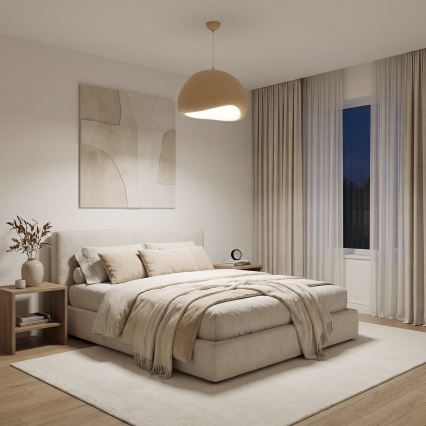 Brilagi - Κρεμαστό φωτιστικό με καλώδιο WABI SABI 1xE27/40W/230V διάμ. 50 cm μπεζ
