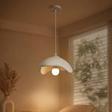 BRILAGI - Κρεμαστό φωτιστικό με καλώδιο WABI SABI 1xE27/60W/230V Ø 30 cm λευκό