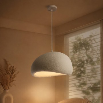 BRILAGI - Κρεμαστό φωτιστικό με καλώδιο WABI SABI 1xE27/60W/230V Ø 40 cm λευκό