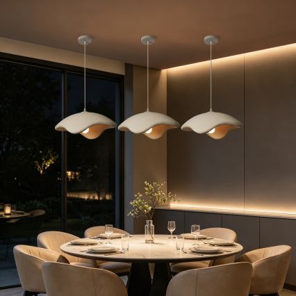 BRILAGI - Κρεμαστό φωτιστικό με καλώδιο WABI SABI 1xE27/60W/230V Ø 40 cm λευκό