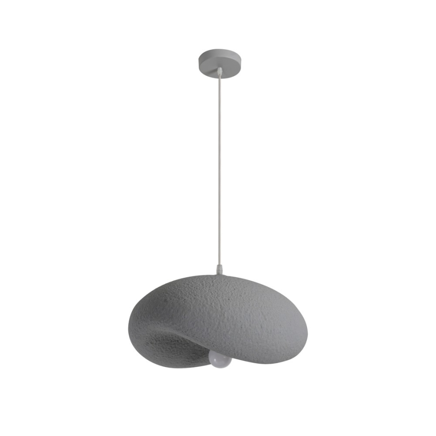 BRILAGI - Κρεμαστό φωτιστικό με καλώδιο WABI SABI 1xE27/60W/230V Ø 40 cm γκρι