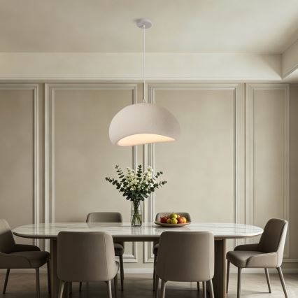 BRILAGI - Κρεμαστό φωτιστικό με καλώδιο WABI SABI 1xE27/60W/230V Ø 50 cm λευκό