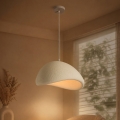 BRILAGI - Κρεμαστό φωτιστικό με καλώδιο WABI SABI 1xE27/60W/230V διάμ. 40 εκ. λευκό