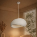 BRILAGI - Κρεμαστό φωτιστικό με καλώδιο WABI SABI 1xE27/60W/230V διάμ. 50 cm λευκό