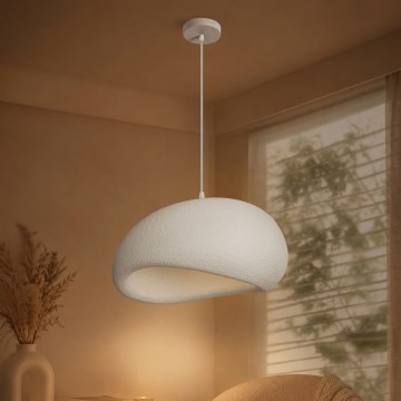 BRILAGI - Κρεμαστό φωτιστικό με καλώδιο WABI SABI 1xE27/60W/230V διάμ. 50 cm λευκό