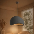 BRILAGI - Κρεμαστό φωτιστικό με καλώδιο WABI SABI 1xE27/60W/230V διάμ. 50 cm γκρι