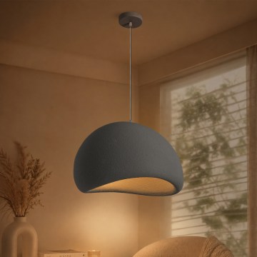 BRILAGI - Κρεμαστό φωτιστικό με καλώδιο WABI SABI 1xE27/60W/230V διάμ. 50 cm γκρι