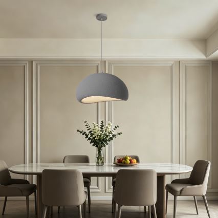 BRILAGI - Κρεμαστό φωτιστικό με καλώδιο WABI SABI 1xE27/60W/230V διάμ. 50 cm γκρι