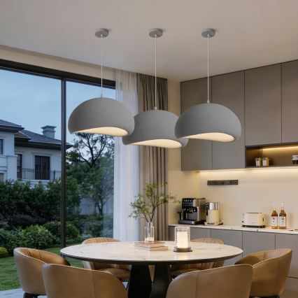 BRILAGI - Κρεμαστό φωτιστικό με καλώδιο WABI SABI 1xE27/60W/230V διάμ. 50 cm γκρι
