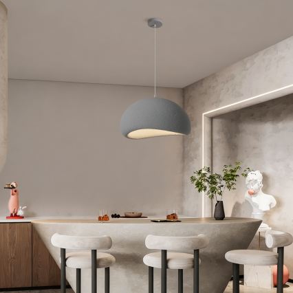 BRILAGI - Κρεμαστό φωτιστικό με καλώδιο WABI SABI 1xE27/60W/230V διάμ. 50 cm γκρι