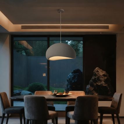 BRILAGI - Κρεμαστό φωτιστικό με καλώδιο WABI SABI 1xE27/60W/230V διάμ. 50 cm γκρι
