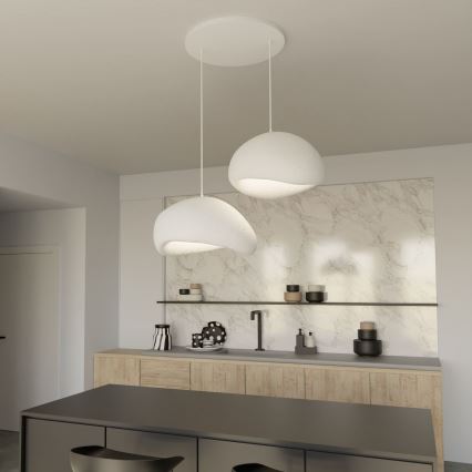 Brilagi - Κρεμαστό φωτιστικό με καλώδιο WABI SABI 2xE27/40W/230V λευκό